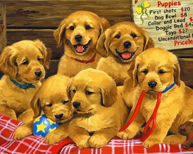 Adorable Puppies Painting By Numberss.png