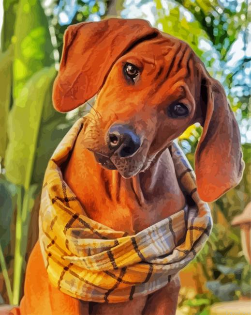 Adorable Ridgeback Puppy Painting By Numberss.png