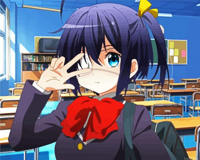 Adorable Rikka Takanashi Painting By Numberss.png