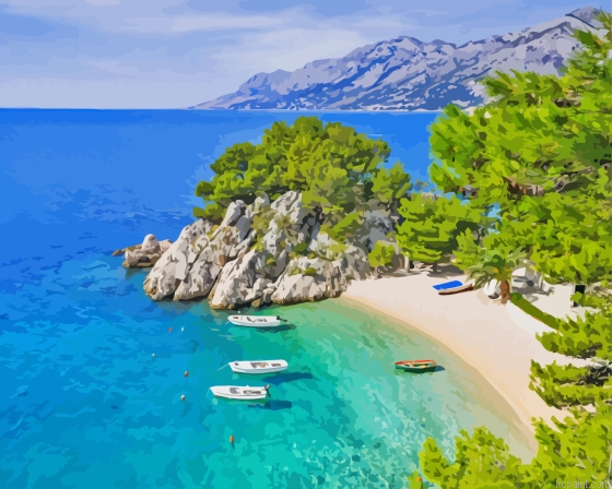 Adriatic Sea Croatia Painting By Numberss.png