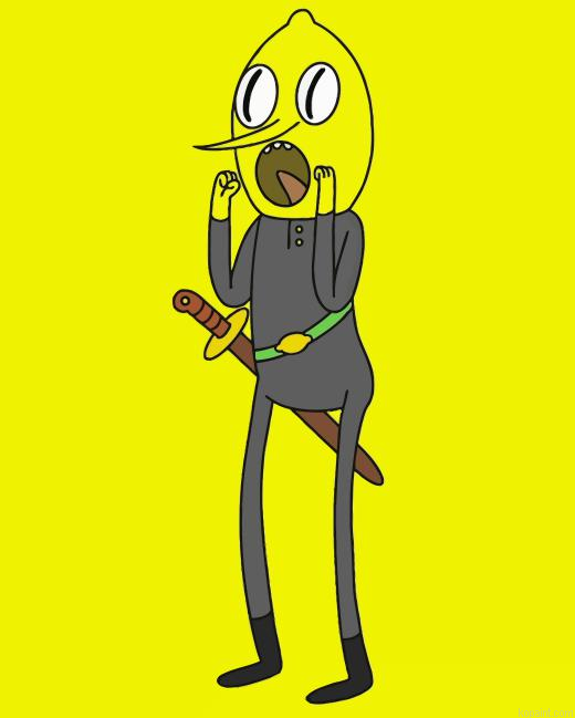 Advenrure Time Lemongrab Painting By Numberss.png