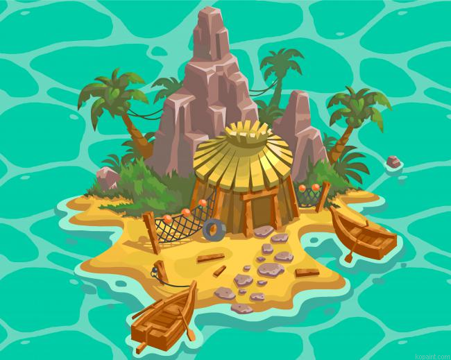 Adventure Island Painting By Numberss.png