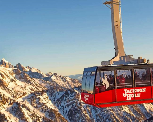 Aerial Tram Grand Teton Painting By Numberss.png