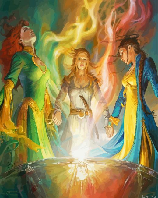 Aes Sedai Characters Art Painting By Numberss.png