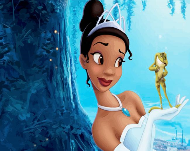 Aeshetic The Princess And The Frog Paint By Numbers.png