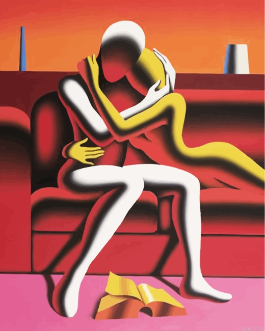 Aestehtic Couple Painting By Numberss.png