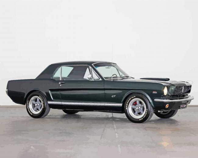 Aesthetic 1966 Mustang Painting By Numberss.png