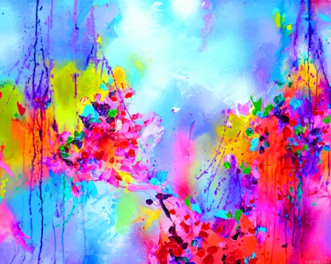 Aesthetic Abstract Colors Colorful Painting By Numberss.png