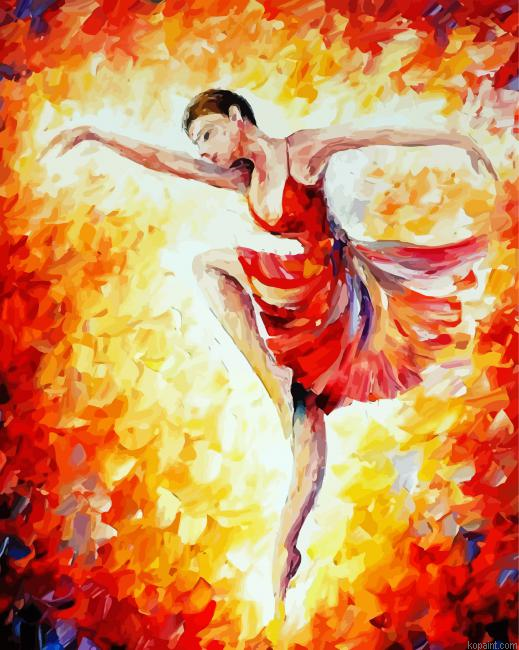 Aesthetic Abstract Woman Dancing Paint By Numbers