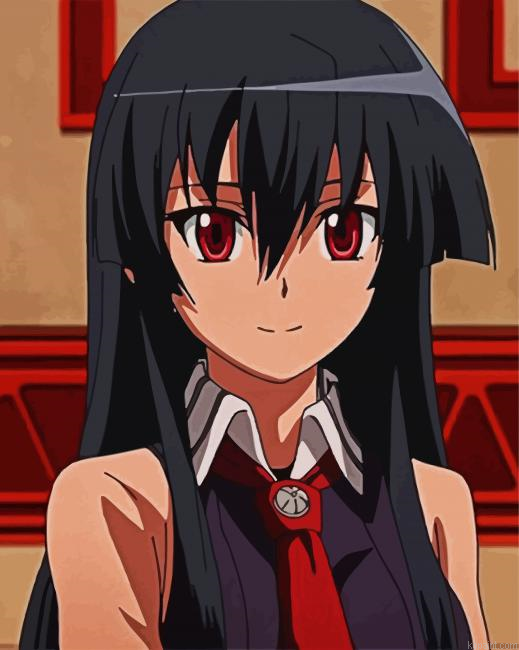 Aesthetic Akame Ga Kill Painting By Numberss.png