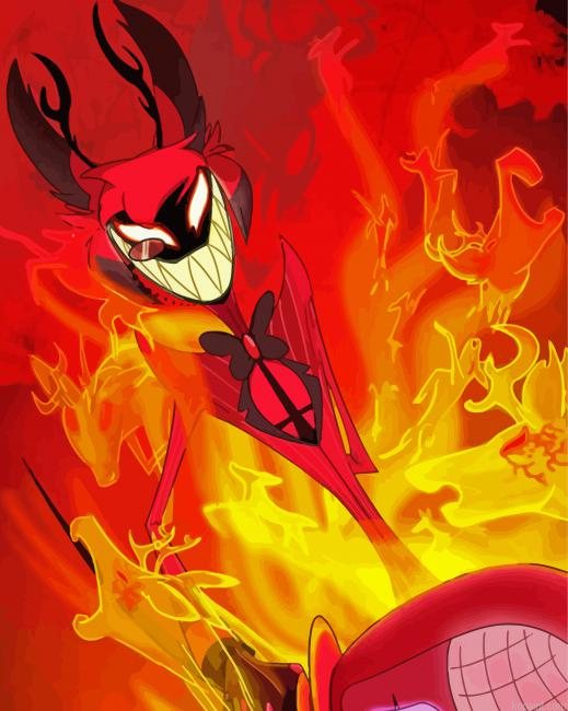 Aesthetic Alastor Anime Painting By Numberss.png