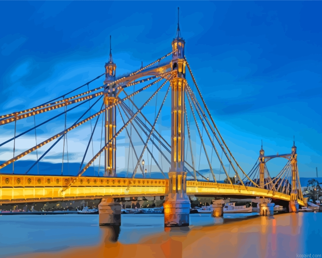 Aesthetic Albert Bridge Painting By Numberss.png