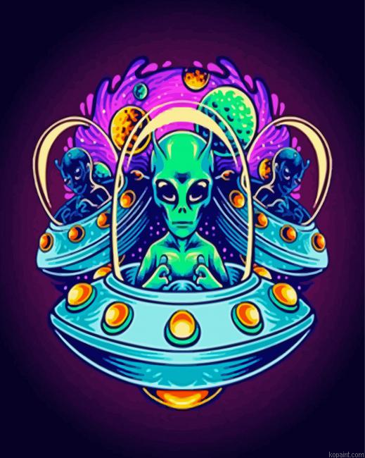 Aesthetic Alien Illustration Paint By Numbers.png
