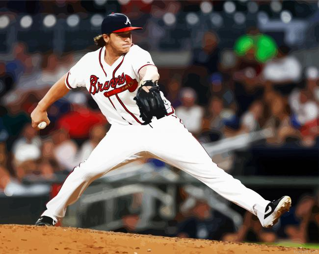 Aesthetic Atlanta Braves Player Jacob Weeb Paint By Numbers.png