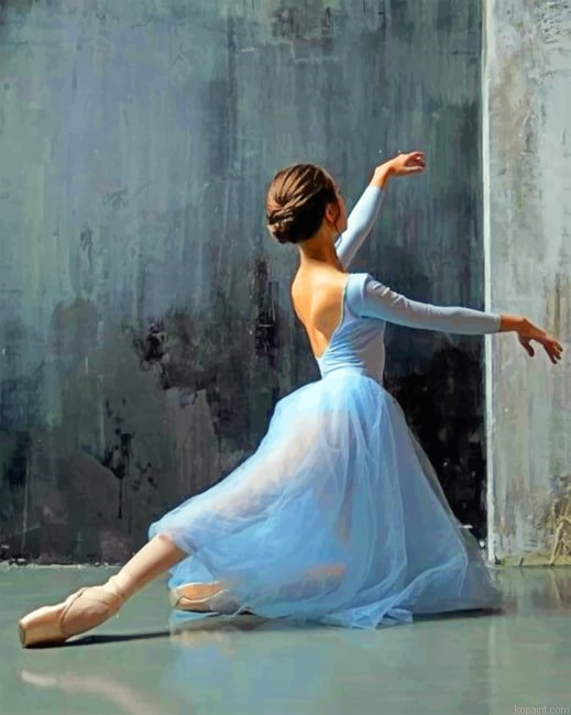 Aesthetic Ballerina Women Painting By Numberss.png