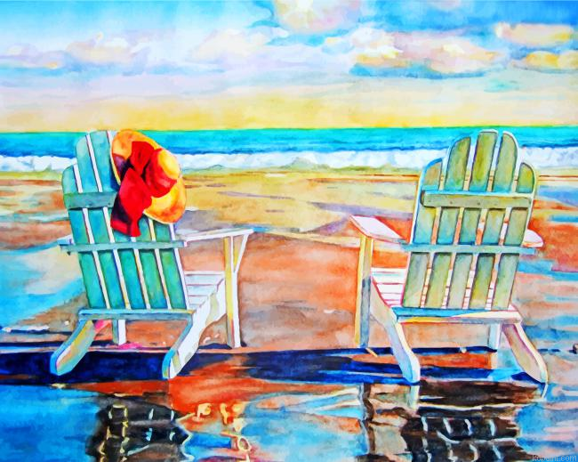 Aesthetic Beach Chairs Painting By Numberss.png