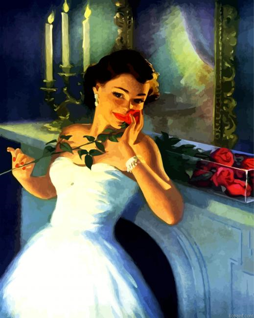 Aesthetic Beautiful Bride Paint By Numbers.png
