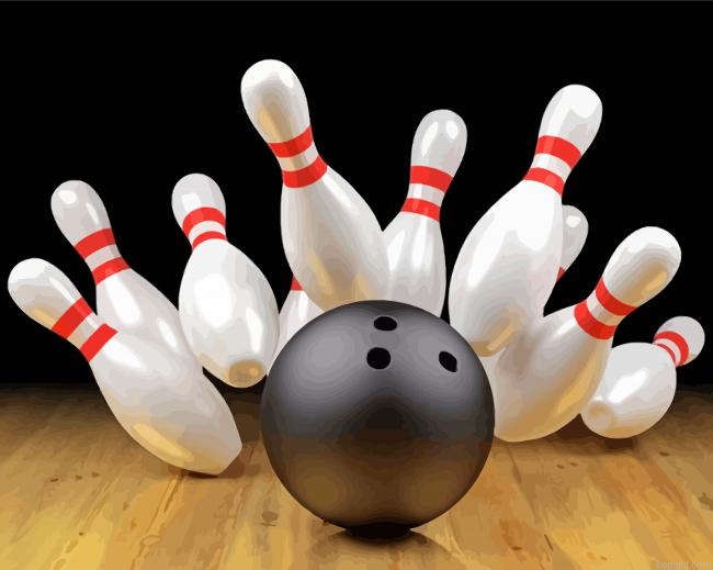 Aesthetic Bowling Painting By Numberss.png