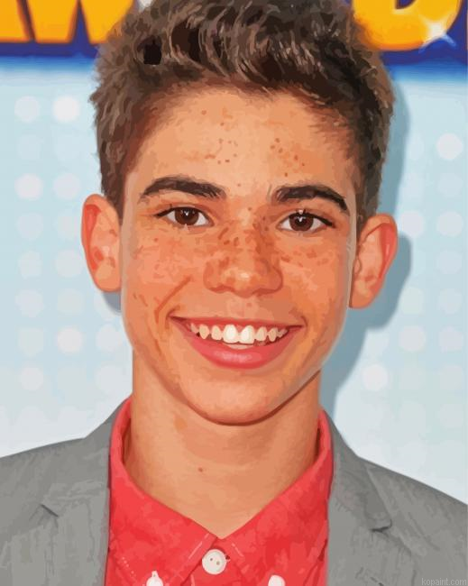 Aesthetic Cameron Boyce Painting By Numberss.png