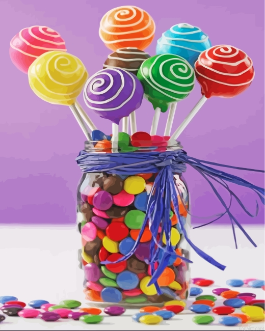 Aesthetic Candies Painting By Numberss.png