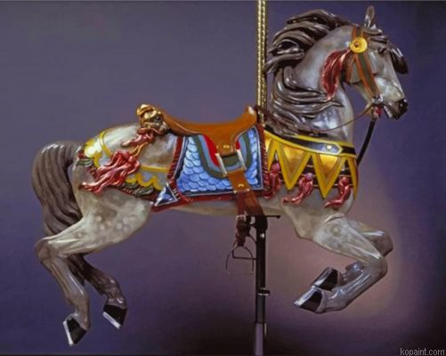 Aesthetic Carousel Paint By Numbers