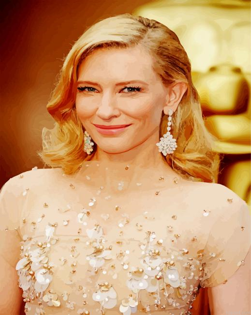 Aesthetic Cate Blanchett Painting By Numberss.png