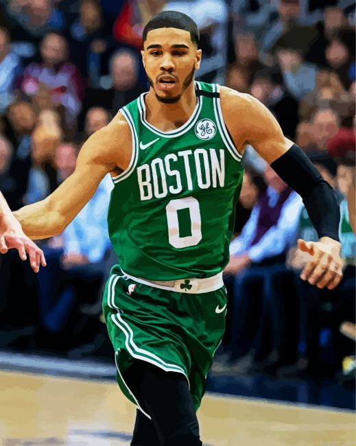 Aesthetic Celtics Player Painting By Numberss.png