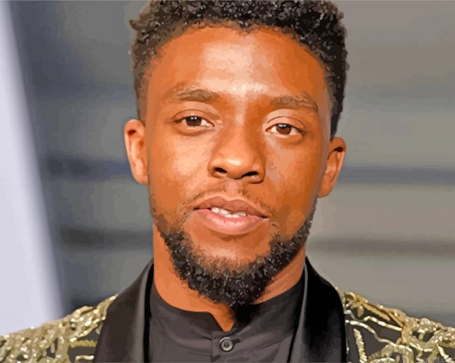 Aesthetic Chadwick Boseman Painting By Numberss.png