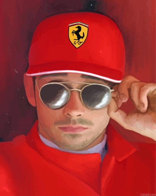 Aesthetic Charles Leclerc Art Painting By Numberss.png