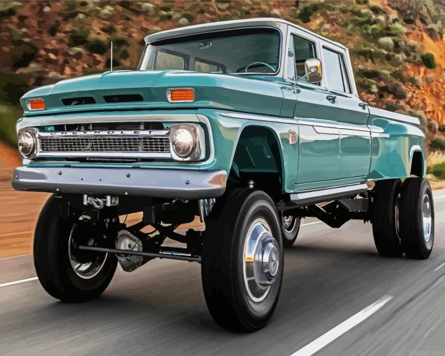 Aesthetic Chevy Paint By Numbers