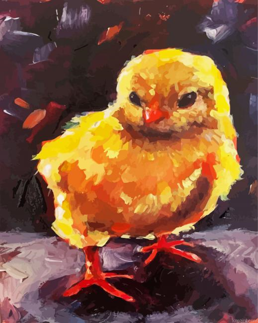 Aesthetic Chick Painting By Numberss.png