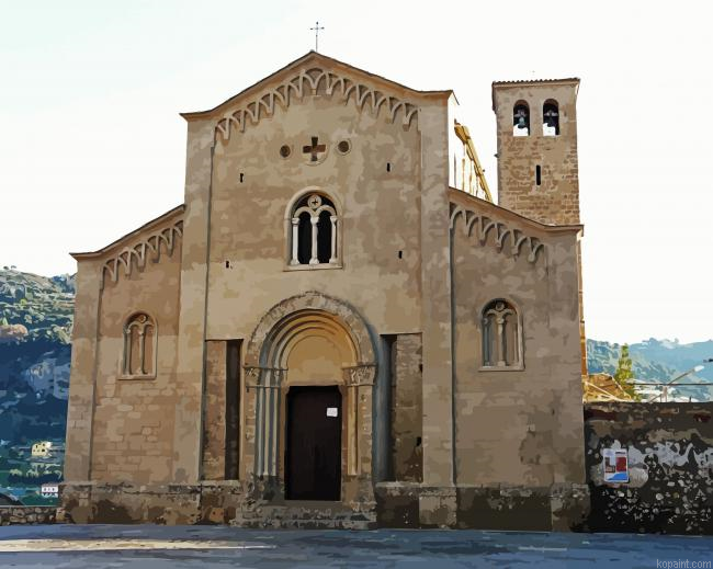 Aesthetic Chiesadi San Michele Arcangelo Capri Painting By Numberss.png
