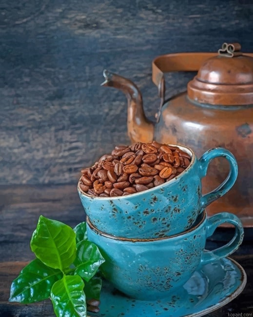 Aesthetic Coffee New Painting By Numberss.png