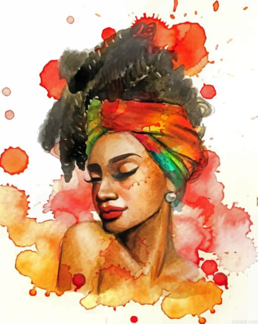 Aesthetic Colorful Girl Painting By Numberss.png