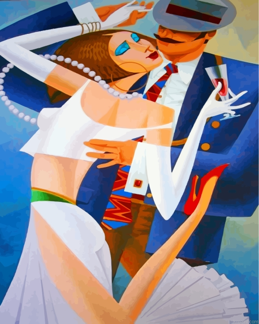 Aesthetic Couple Painting By Numberss.png