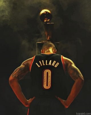 Aesthetic Damian Lillard Painting By Numberss.png