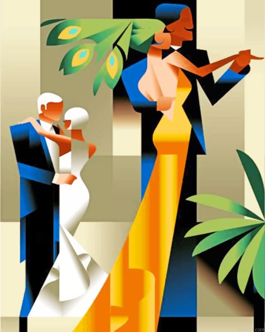 Aesthetic Dancers Pop Art New Painting By Numberss.png