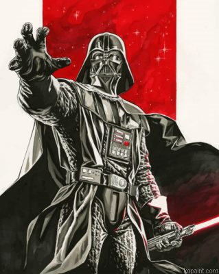 Aesthetic Darth Vader Painting By Numberss.png