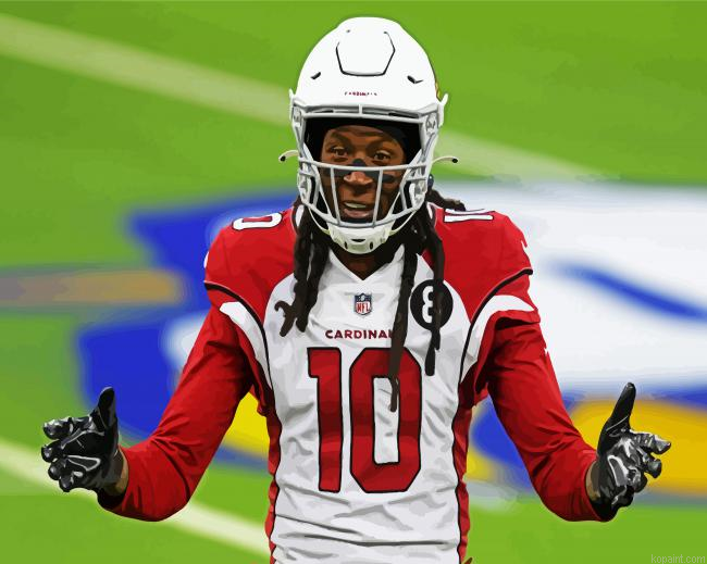 Aesthetic Deandre Hopkins Cardinals Painting By Numberss.png