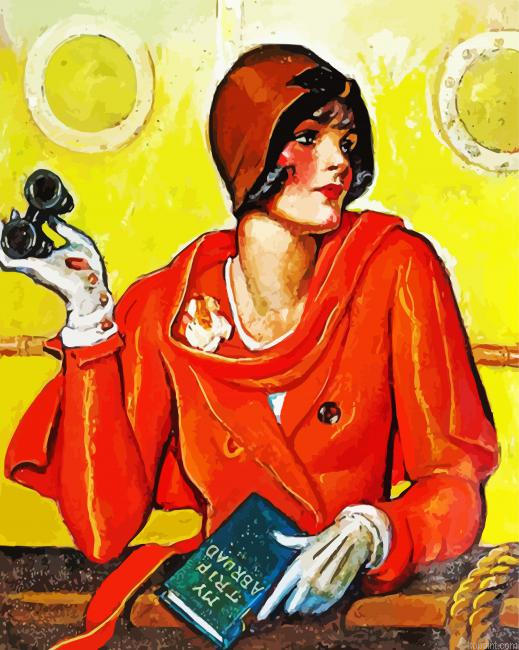 Aesthetic Deco Lady Paint By Numbers.png