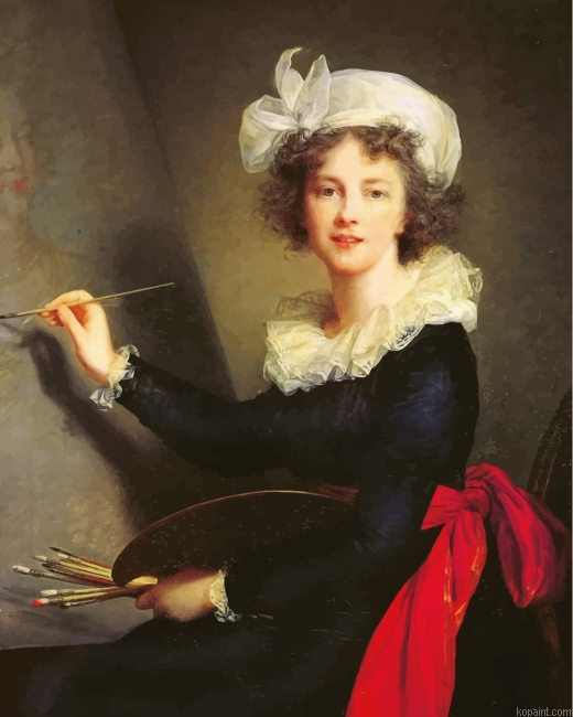 Aesthetic Elisabeth Vigee Le Brun Painting By Numberss.png