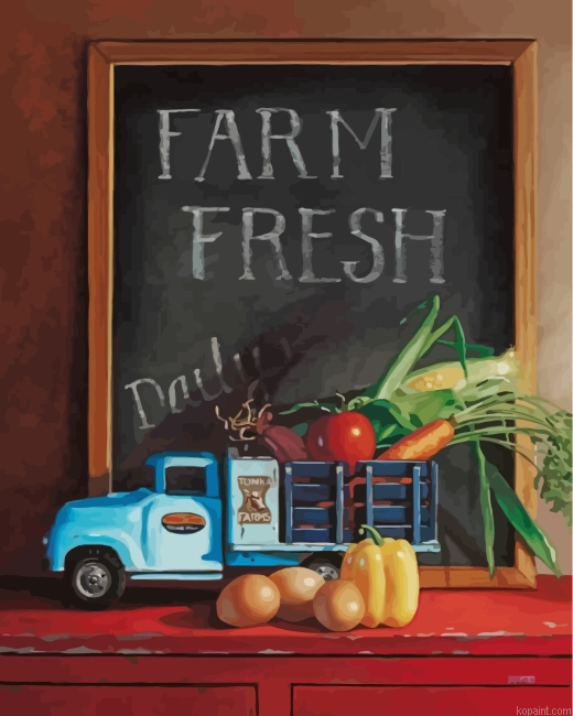 Aesthetic Farm Fresh Painting By Numberss.png