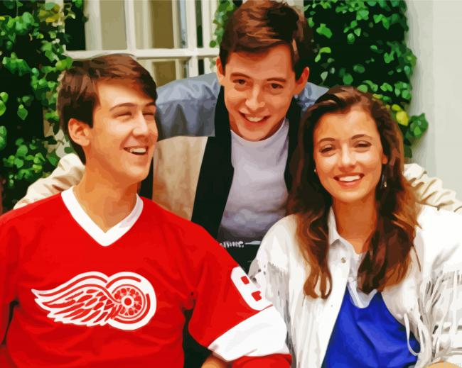 Aesthetic Ferris Bueller Characters Painting By Numberss.png