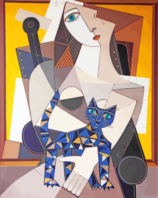 Aesthetic Geometric Human Painting By Numberss.png