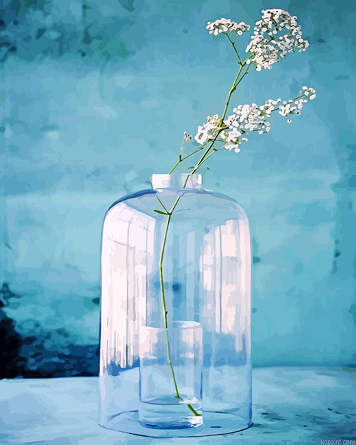 Aesthetic Glass Vase New Painting By Numberss.png