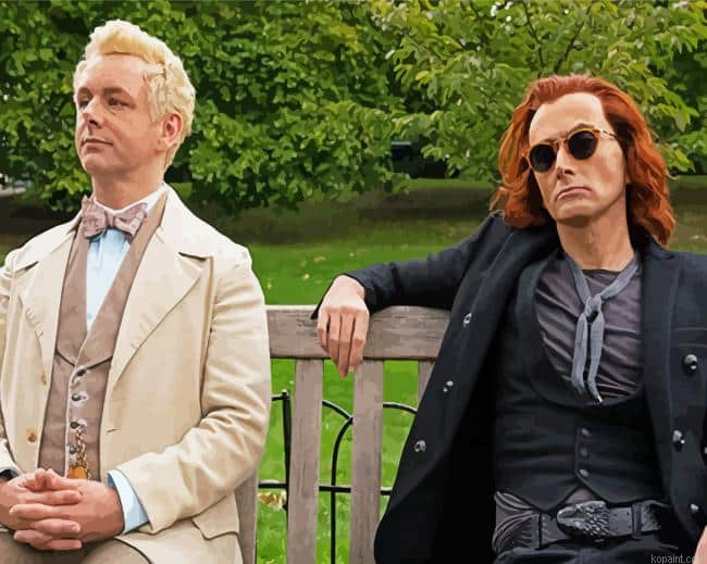 Aesthetic Good Omens Painting By Numberss.png