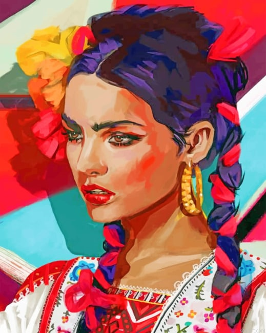 Aesthetic Gorgeous Woman Paint By Numbers