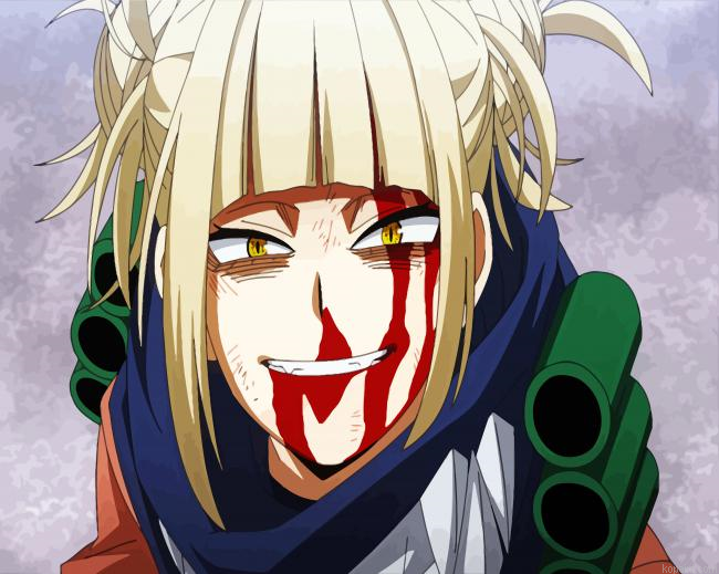 Aesthetic Himiko Toga Painting By Numberss.png