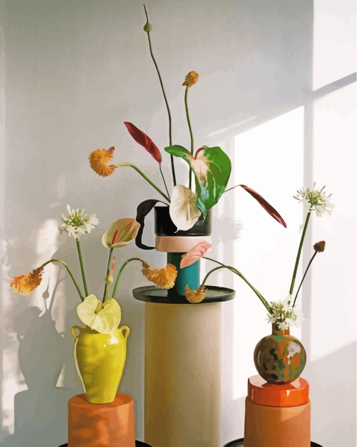 Aesthetic Ikebana Painting By Numberss.png