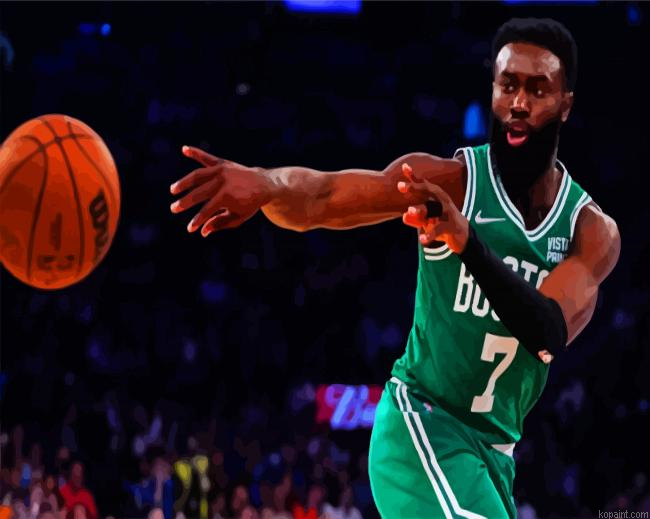 Aesthetic Jaylen Brown Celtics Painting By Numberss.png